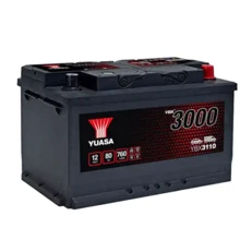 Автомобільний акумулятор Yuasa YBX3110: Ємність, Ач 80