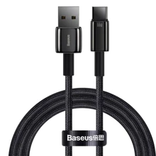 Кабель Baseus USB Cable to USB-C Tungsten 66W 1m Black (CATWJ-B01): Тип USB Cable - USB-C