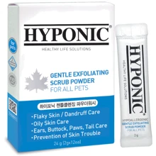 Нежный отшелушивающий скраб-порошок Hyponic Gentle Exfoliating Scrub Powder для собак и кошек 12х2 г (H3PW1GC0024NOKNN): Тип средства Пудра