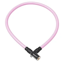 OnGuard Lightweight Key Coil Cable Lock Сталевий трос 150см х 8мм, з вініловим покриттям + 2 ключа, рожевий (LCK-50-73): Виробник OnGuard