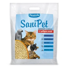 Наполнитель древесный SANI PET для кошачьего туалета 10 кг натуральный (4823082401192): Вид Древесный