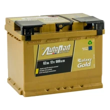 Автомобильный аккумулятор AutoPart 62 Ah/12V Galaxy Gold Ca-Ca (1): Ёмкость, Ач 62