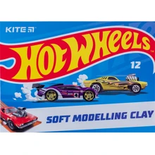 Пластилин восковой Kite Hot Wheels 12 цветов 240 г (HW23-1086): Производитель KITE