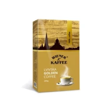 Кофе Віденська кава Lvivska Golden молотый 250 г (4820000373579): Вид напитка кофе молотый