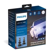 Лампы светодиодные Philips LED H7 Ultinon Pro9000 + 250% 12/24V 18W (11972U90CWX2): Головной свет Дальний свет, Ближний свет