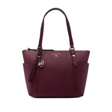 Женская сумка тоут Michael Kors Nomad MD TZ Tote бордовая (30F0LNXT2L950): Пол Женский