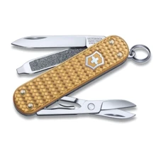 Мультитул Victorinox Classic SD Precious Alox Brass Gold 58мм/5функций/рифленый золотой (0.6221.408G): Тип мини-мультитул