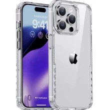 Чехол для iPhone Mobile Case TPU+PC Multi-Color Clear for iPhone 15 Pro: Цвет прозрачный