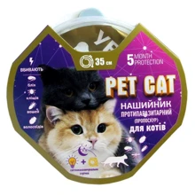 Ошейник противопаразитарный Pet Cat для котов 35 см (00001348): Тип Ошейники
