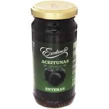 Маслины Exelencia черные с косточкой 340/360 240 мл (8410971033969): Объем 240 мл