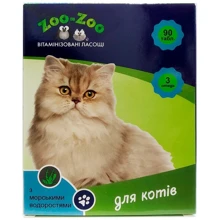 Лакомство витаминизированное для котов ZOO-ZOO морские водоросли 90 табл. 0.5 г (НФ-00002872 (672)): Вид Таблетки