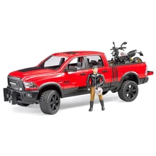 Ігровий набір Bruder Позашляховик Dodge RAM 2500 з мотоциклістом (02502): Виробник Bruder