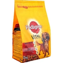 Сухой корм Pedigree для взрослых собак Говядина и овощи 2кг (5998749121405): Тип Сухой корм
