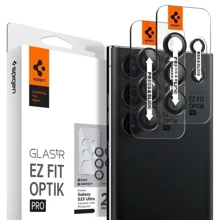 Аксессуар для смартфона Spigen Tempered Glass Glas.tR EZ Fit Optik Pro (2P) (AGL05950) for Camera Samsung S918 Galaxy S23 Ultra: Совместимость Samsung S918 Galaxy S23 Ultra