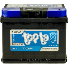 Topla 6СТ-66 АзЕ TOP Euro (TST-T66-0): Ёмкость, Ач 66