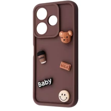 Чехол для телефонов Mobile Case Pretty Things Brown/Bear for Xiaomi Redmi Note 14 5G: Совместимость Xiaomi Redmi Note 14 5G