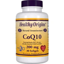 Healthy Origins, CoQ10, Kaneka Q10, 200 mg, 30 Softgels (Discontinued Item) (HO35047): Вид ферментні