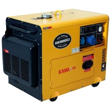 Генератор дизельний KAMA KDK10000SC3, трифазний 230/400V, 50Hz, 9,4KVA: Тип електростанції дизельний