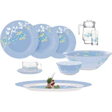 Столовий сервіз Luminarc Japanese Blue 46 пр. (N6262): Кількість персон 6