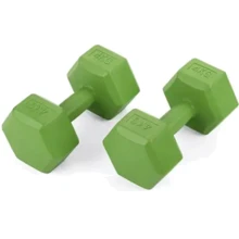 Гантель Hop-Sport Gymtek 2х4 кг зеленый: Вес гантели, кг 4
