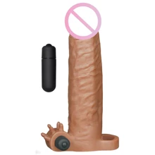 Насадка на член LoveToy Pleasure X-Tender Vibrating Penis Sleeve Add 2" Brown: Для кого Для мужчин