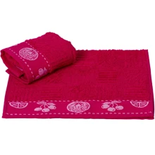 Полотенце HOBBY Meyve fusya фуксия 30х30см (17716): Тип кухонное полотенце