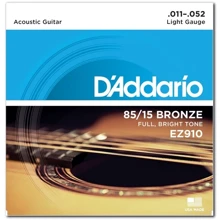 Струна для гитар Струны D'ADDARIO EZ910 85/15 BRONZE LIGHT (11-52): Тип Комплект струн