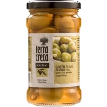 Оливки Terra Creta зеленые фаршированные миндалем 315 мл (5200101807170): Объем 315 мл