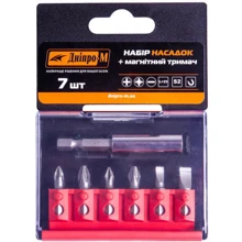 Набор насадок (бит) Дніпро-М ACR (S2) 7 шт: Назначение набора строительный