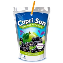 Сок Capri-Sun Blackcurrant (смородина - яблоко), без сахара, 200 мл (WT4047): Объем, л 0.2