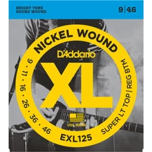 Струна для гитар Струны D`ADDARIO EXL125 XL SUPER TOP / REGULAR BOTTOM (09-46): Тип Комплект струн