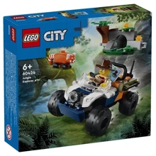 Конструктор LEGO City Квадроцикл для исследования джунглей «Миссия Красной панды» 92 детали (60424): Серия City