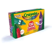 Набор восковых мелков с точилкой Crayola, 120 шт (52-6920): Тип Восковые