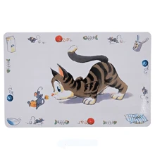 Коврик Trixie Comic Cat под миски для котов 44х28 см (4011905245447): undefined undefined