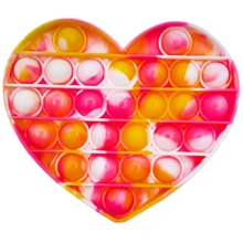 Игрушка-антистресс Pop-It PPT-H(Yellow-Pink) Сердце Жёлто-Розовый: Производитель Bambi