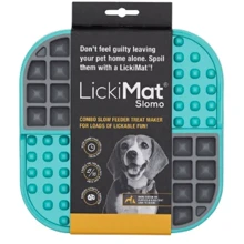 Килимок для повільного годування Licki Mat Slomo turquoise для собак (9349785000371): Тип Лизательные коврики