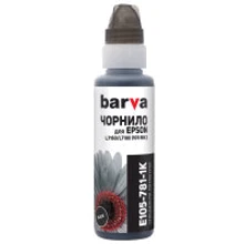 Чернила Barva Epson 105 100 мл, black, флакон OneKey 1K, pigm. (E105-781-1K): Цвет Black