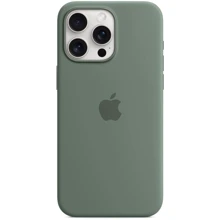 Чехол для iPhone TPU Silicone Case with Animation & MagSafe Cypress for iPhone 15 Pro Max: Цвет зеленый