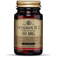 Solgar Vitamin B2 Солгар Рибофлавин 50 мг, 100 таб.: Тип Витамин B