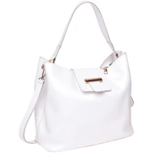 Жіноча сумка-мішок Ricco Grande біла (1L916-white): Стать жіночий