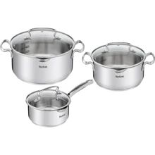 Tefal Duetto+ 6 пр. (G719S674): Материал корпуса Нержавеющая сталь