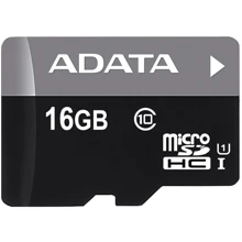 Карта пам'яті ADATA 16GB microSDHC Class 10 UHS-I U1 + adapter (AUSDH16GUICL10-RA1): Тип карти MicroSDHC