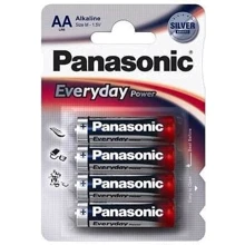 Panasonic AA bat Alkaline 4 шт Everyday Power (LR6REE/4BR): undefined undefined