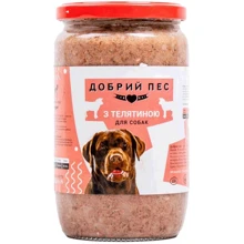 Влажный корм Добрий Пес с телятиной 470 грамм: Тип Влажный корм