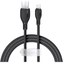 Кабель Baseus USB Cable to Lightning Pudding Series Fast Charging 2.4A 1.2m Black (P10355700111-00): Тип USB Cable - Lightning