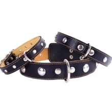 Ошейник Collar двойной с украшением (ш 14мм, д 27-35см) черный: Производитель Collar