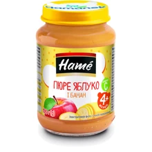 Пюре Hame яблоко и банан 190 (8595139717162): Вид Фруктовое