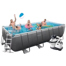 Каркасный бассейн Intex 26356, 549 х 274 х 132 см (4 500 л/час, лестница, тент, подстилка): undefined undefined