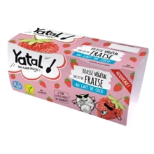 Десерт из ферментированного кокоса Yatal Клубника 2х90 г (3413160100164): Вес нетто 180