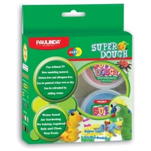 Масса для лепки Paulinda Super Dough 4x28г буклет "Шаг за шагом-Животные" (PL-081185): Производитель PAULINDA